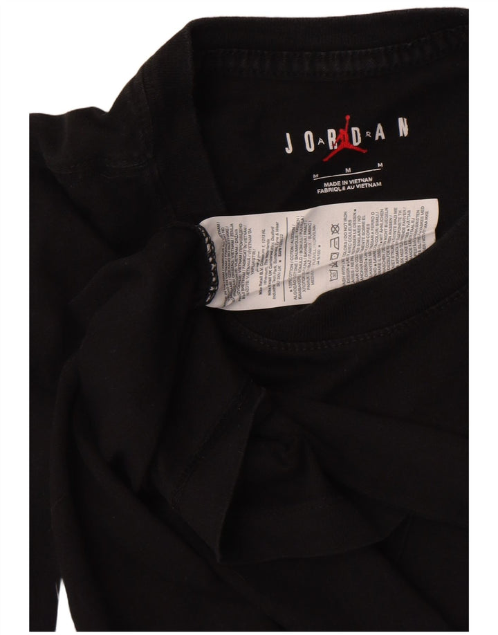 Jordan muška majica kratkih rukava s zračnim grafikama Srednji crni pamuk