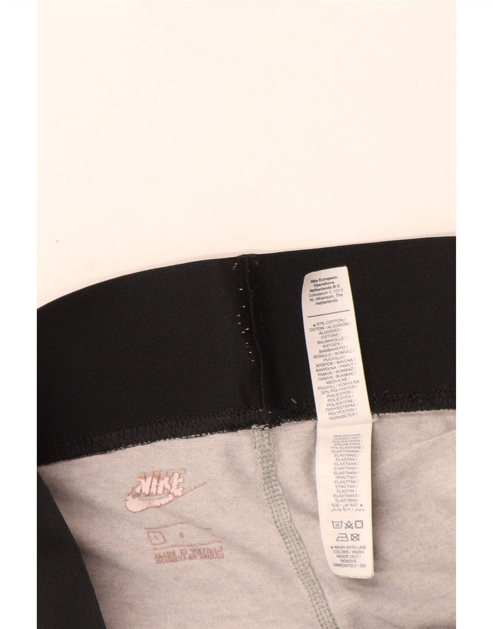 NIKE ženske grafičke tajice UK 16 Large Grey Cotton