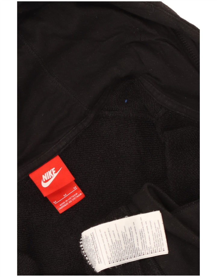 Nike muški pulover s kapuljačom s patentnim zatvaračem, srednji crni pamuk