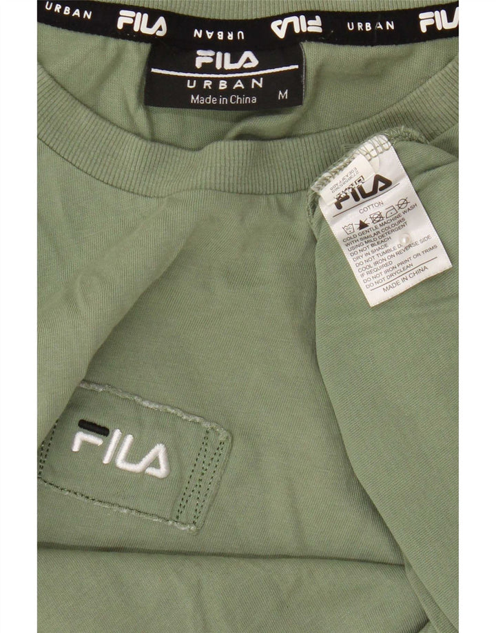 Fila Muška majica kratkih rukava Srednji kaki pamuk
