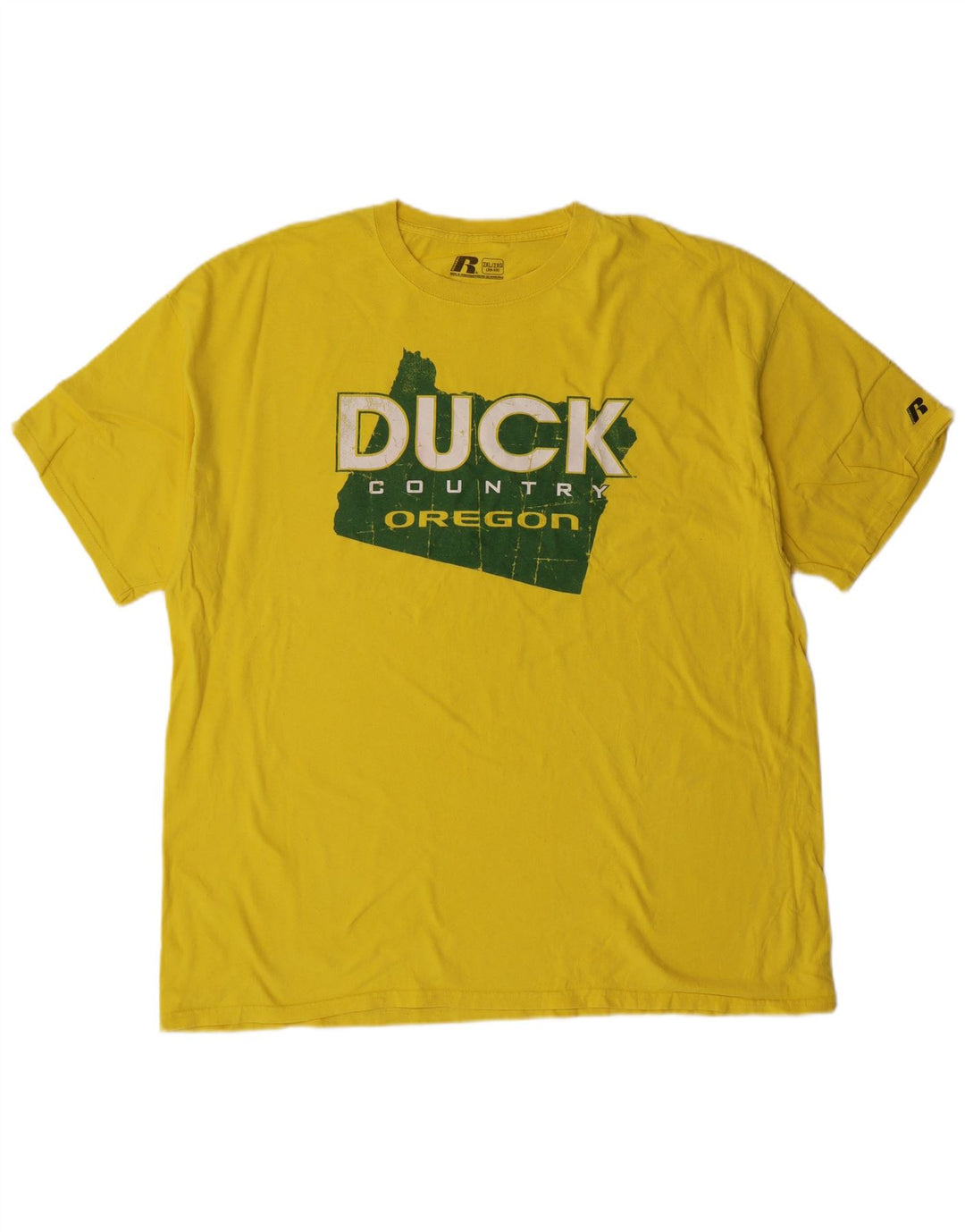 Russell atletska muška majica kratkih rukava s grafičkim motivima 2XL žuta