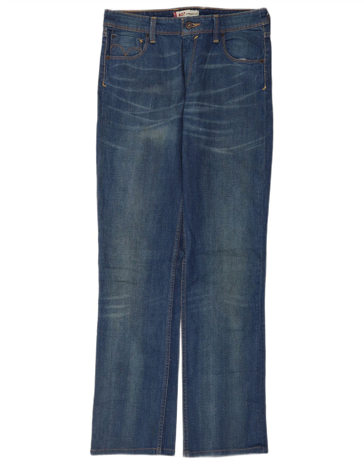 Levi's ženske 627 ravne traperice W31 L34 plavi pamuk