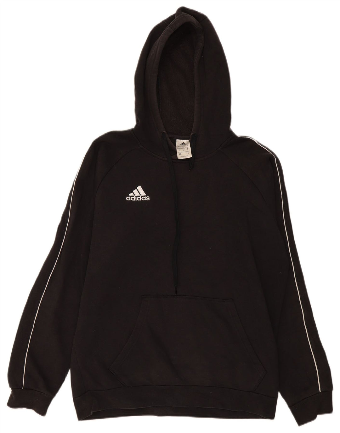 Adidas muška majica s kapuljačom Srednje crni pamuk