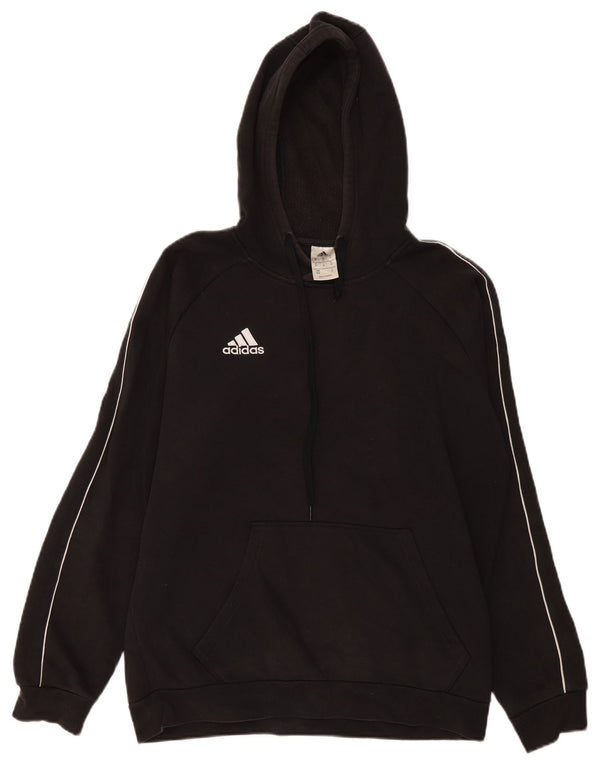 Adidas muška majica s kapuljačom Srednje crni pamuk