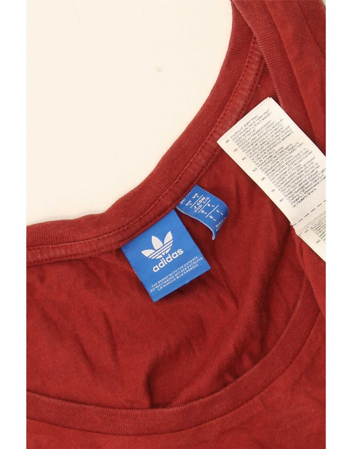 Adidas muški grafički prsluk, veliki kestenjasti pamuk