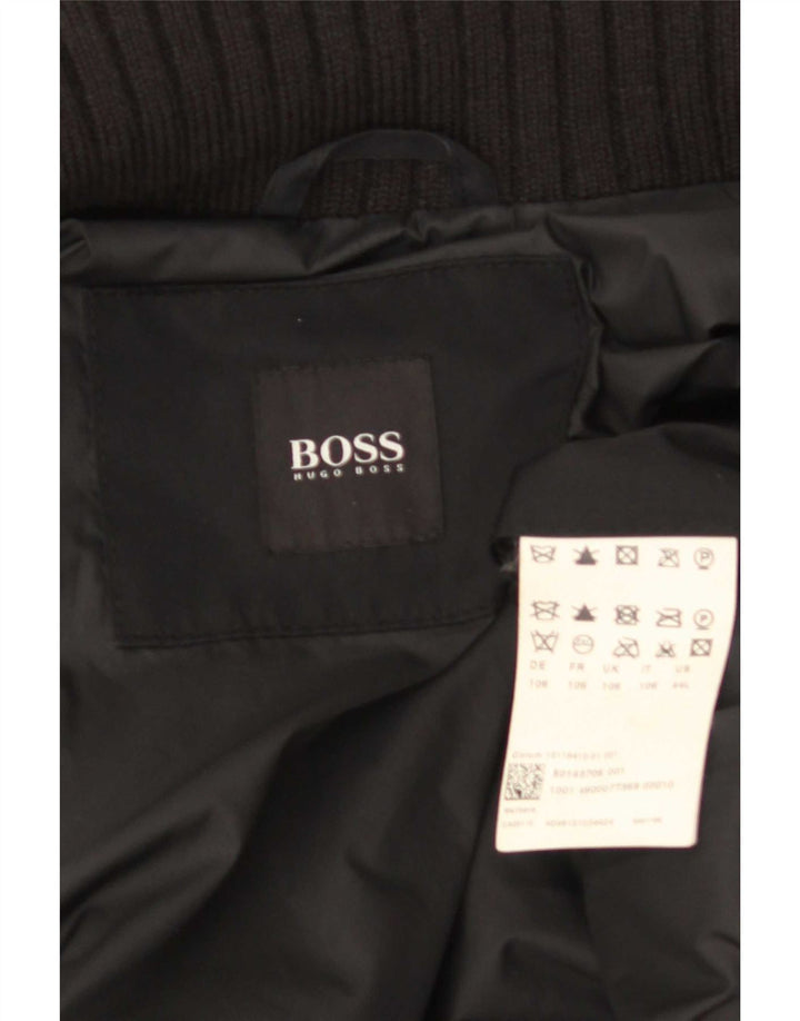 Muški kaput Hugo Boss UK 42 XL crni poliester
