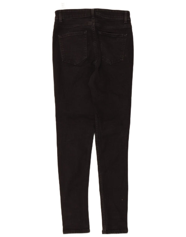 Marks & Spencer ženske uske traperice Ivy UK 8 male W26 L27 crni pamuk