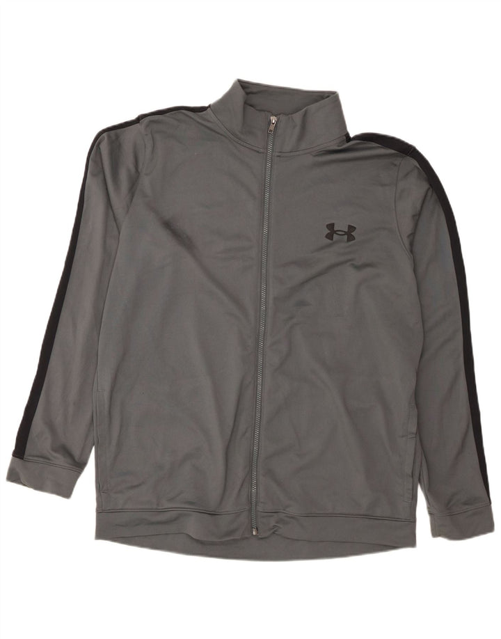 Under Armour muška trenirka gornja jakna XL sivi poliester u boji
