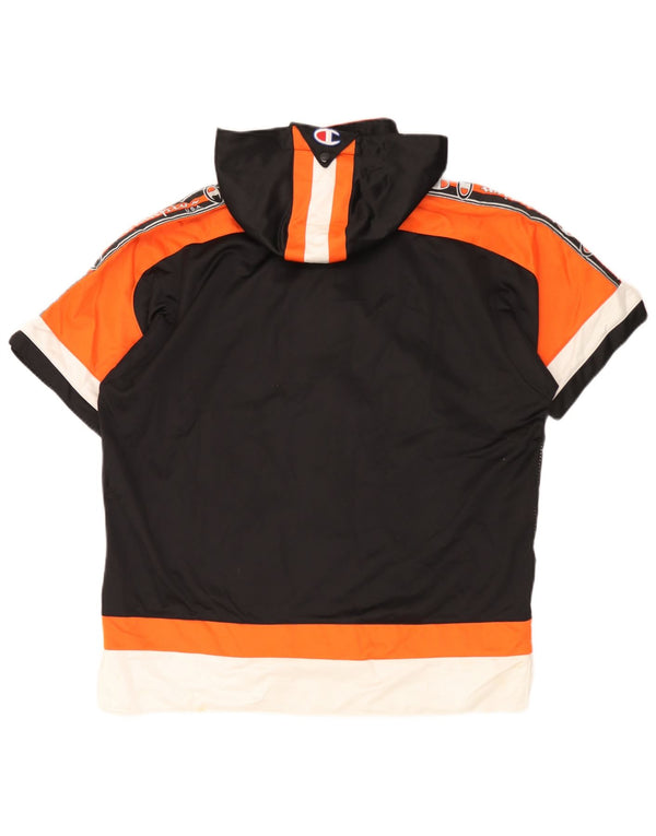 Champion Boys Trenirka s kapuljačom Gornja jakna 11-12 godina Black Colourblock