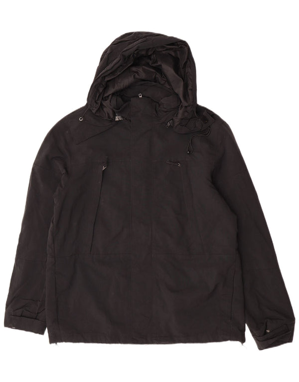 Calvin Klein Jeans muška vjetrovka s kapuljačom UK 40 velika crna najlonska jakna