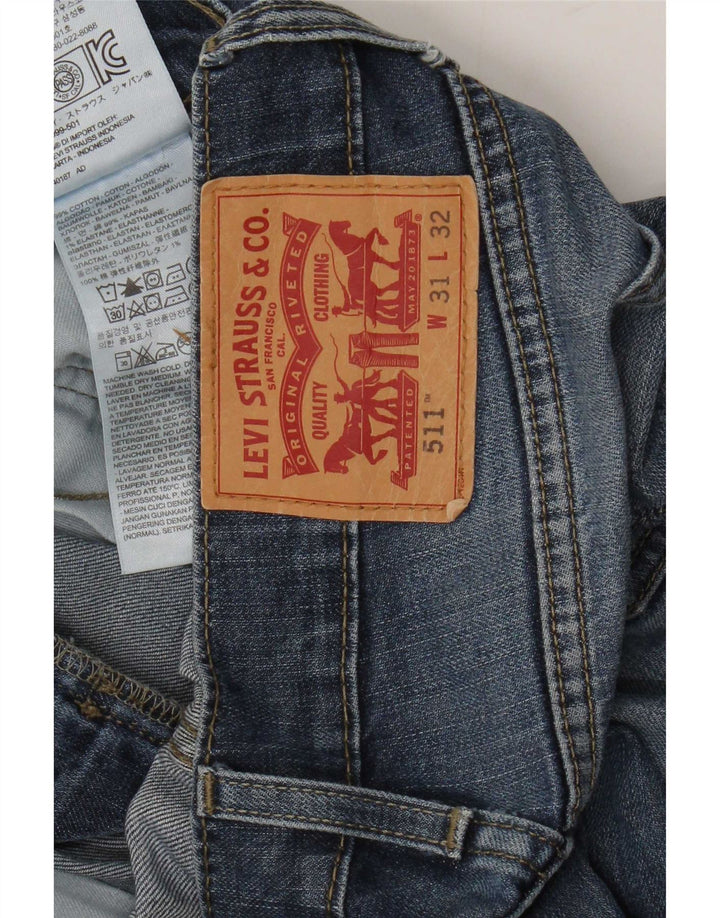 Levi's muške 511 uske traperice W31 L27 tamnoplavi pamuk