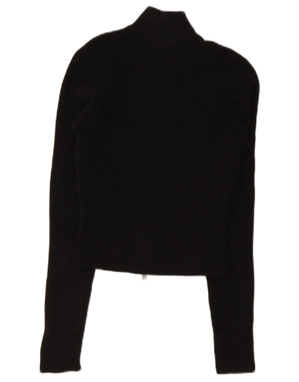 Dickies ženski kratki kardigan pulover UK 4 XS crni
