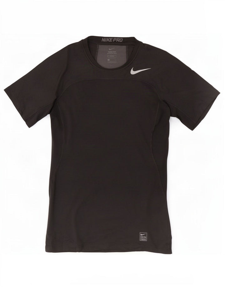 Nike Dri Fit grafički gornji dio mali crni geometrijski poliester