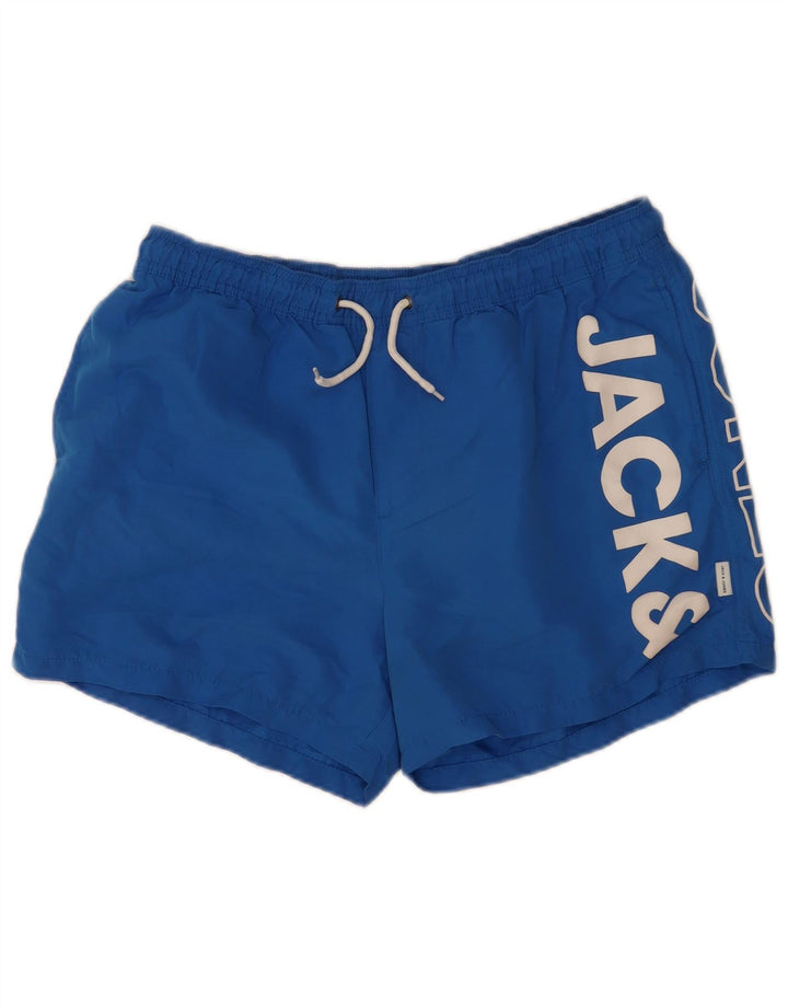 Jack & Jones muške kratke hlače za plivanje s grafičkim motivima XL plavi poliester
