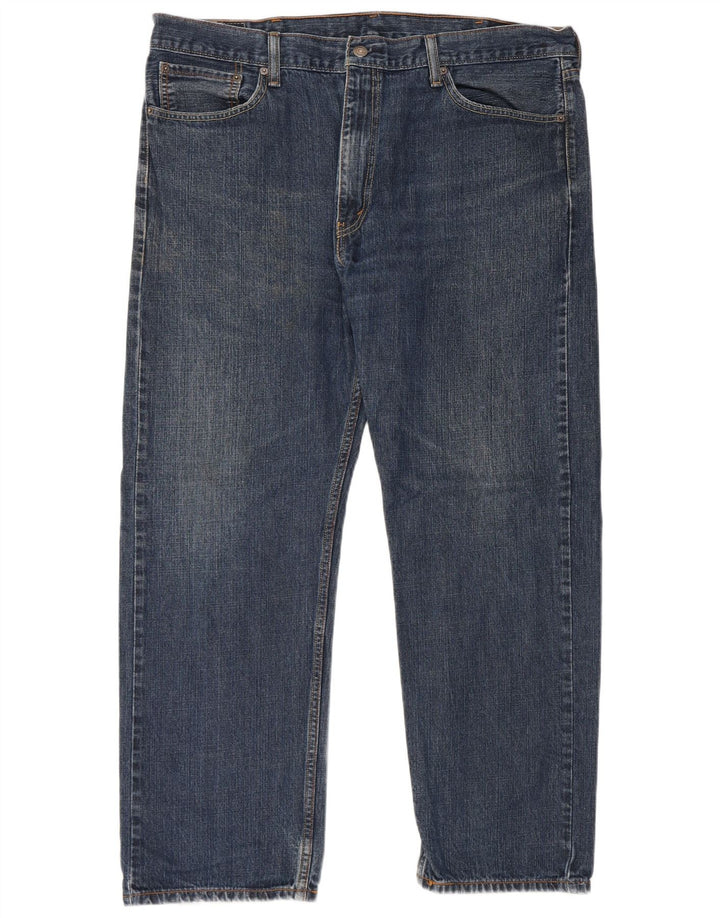 Levi's muške 505 ravne traperice W40 L30 plavi pamuk
