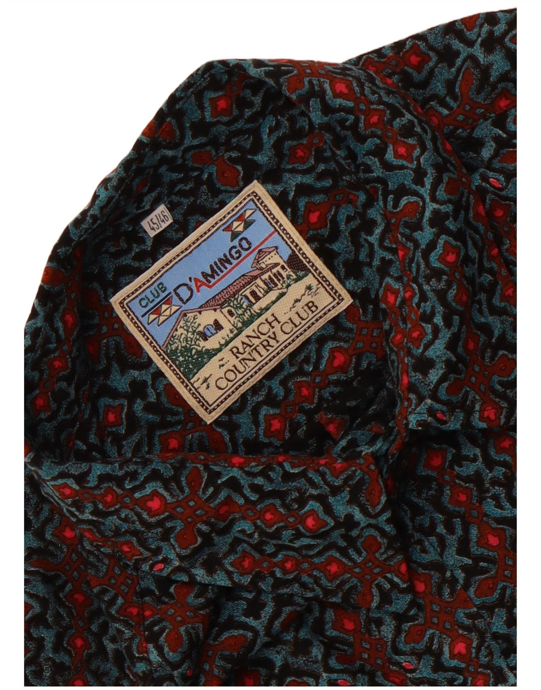 Club D'Amingo ženska prevelika košulja IT 45/46 velika raznobojna geometrija