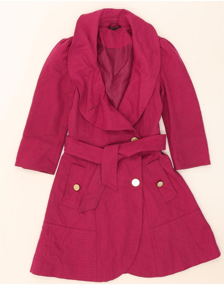 Topshop ženski kaput UK 8 Small Pink Wool