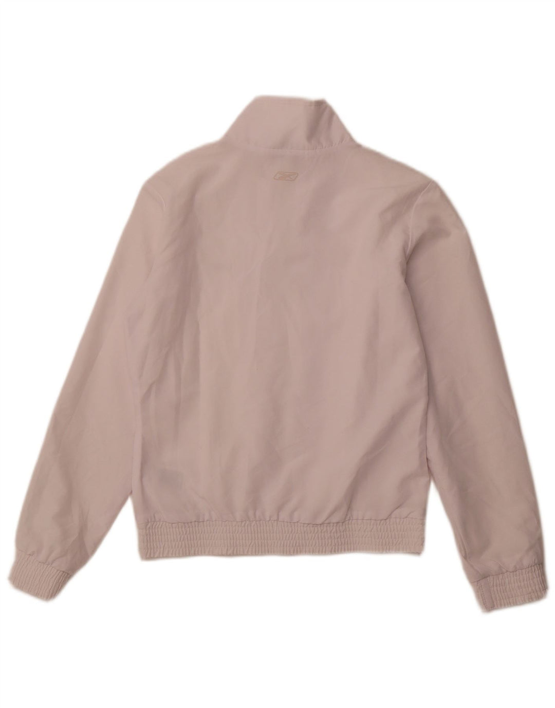 REEBOK Ženska gornja jakna trenirke UK 12 Srednje bijeli poliester