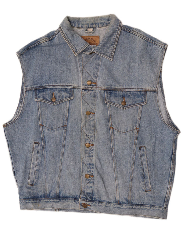 Arizona Jeans muška traper majica UK 46/48 3XL plavi pamuk