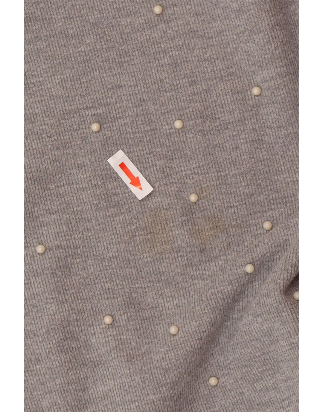 Zara ženska prevelika majica s kapuljačom dugih rukava UK 14 srednje sive točke