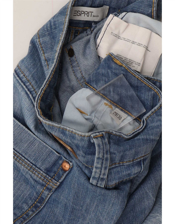 Ženske traperice Esprit Bootcut W29 L30 plavi pamuk