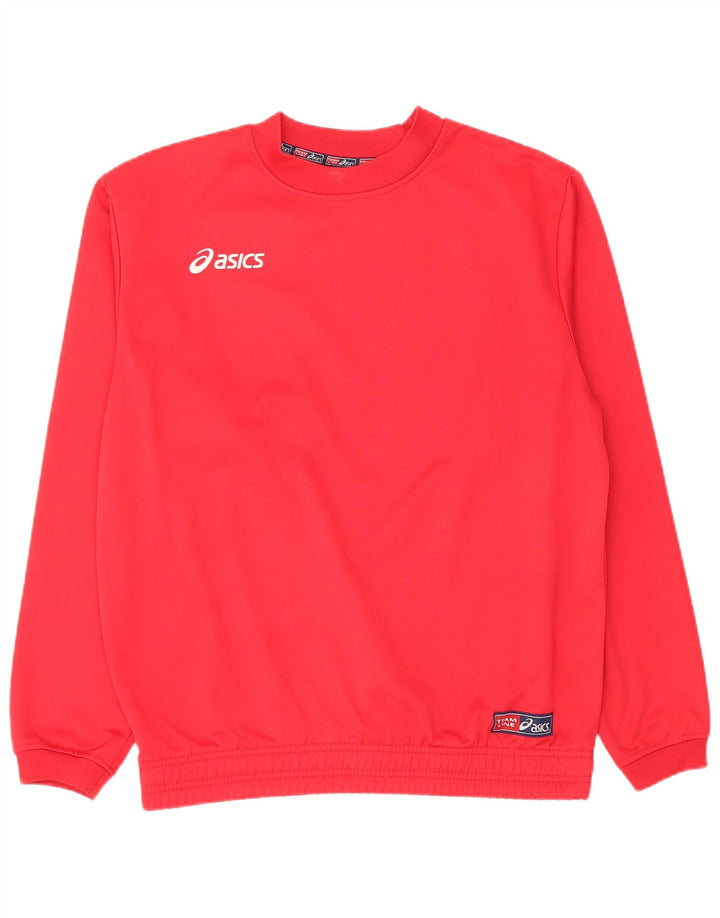 Asics muška trenirka Regular Fit srednje crvene sportske boje od poliestera
