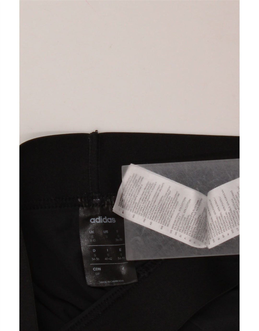 ADIDAS ženske tajice UK 10 male crne pamučne