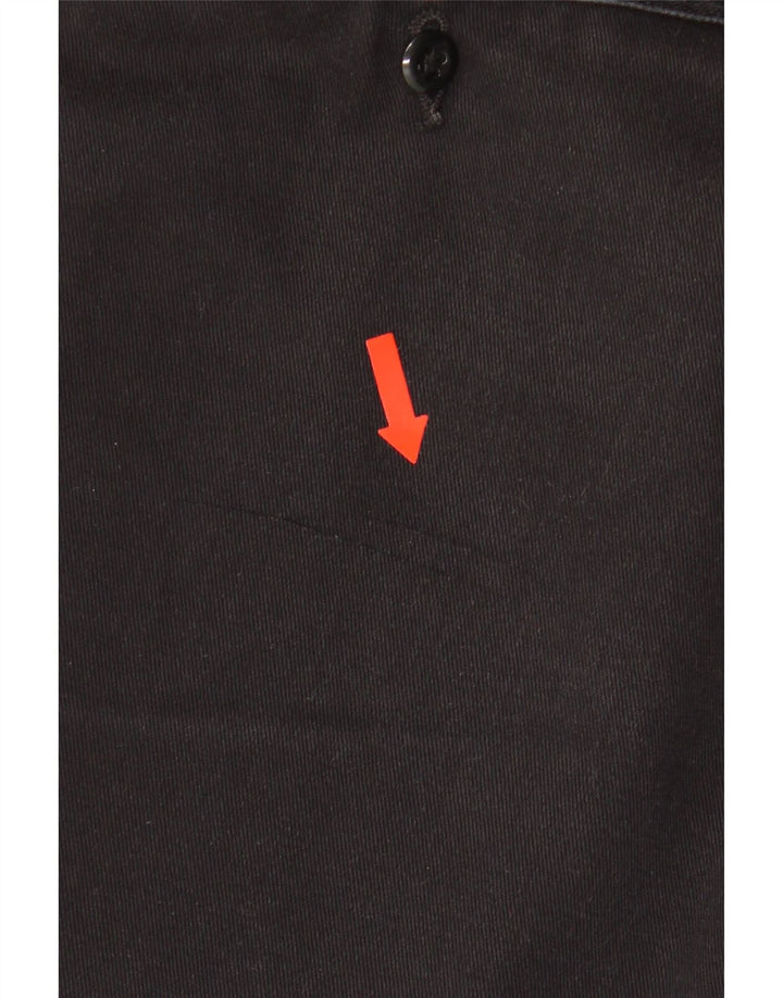 Dickies muške uske chino kratke hlače W32 Srednji crni poliester
