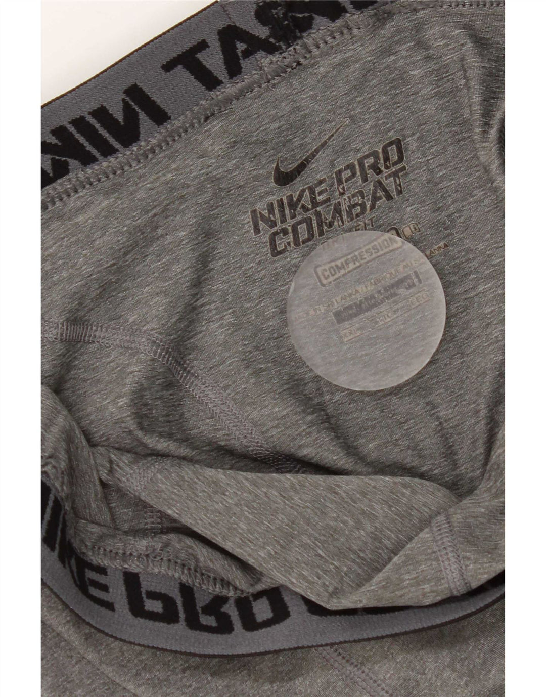 Nike muške kompresijske grafičke kratke tajice 2XL sive boje