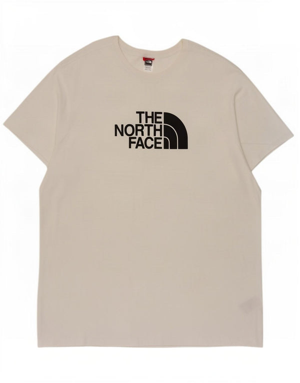 The North Face muška majica s grafičkim motivima, 2XL bijeli pamuk