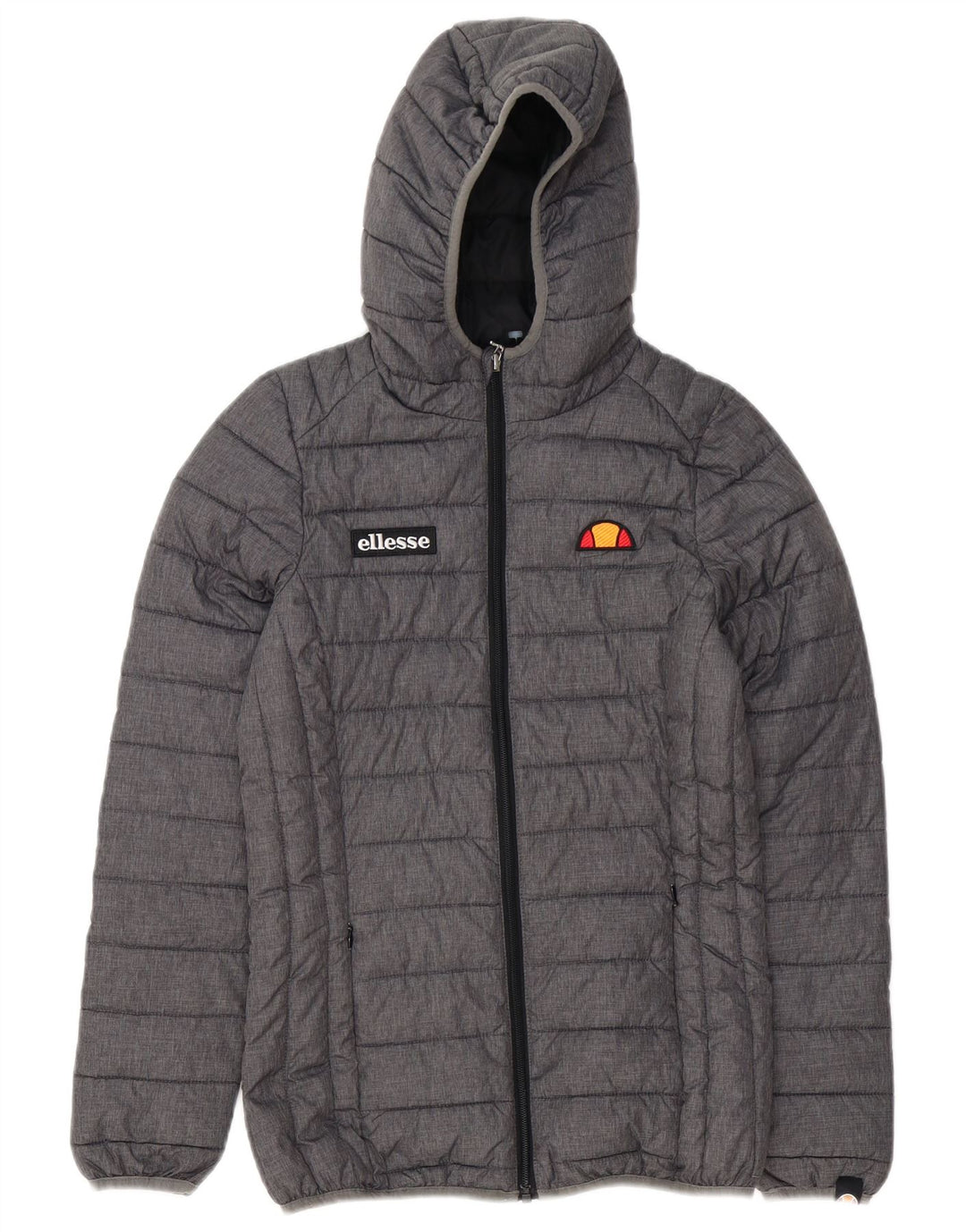 Ellesse ženska podstavljena jakna s kapuljačom UK 6 XS sivi poliester