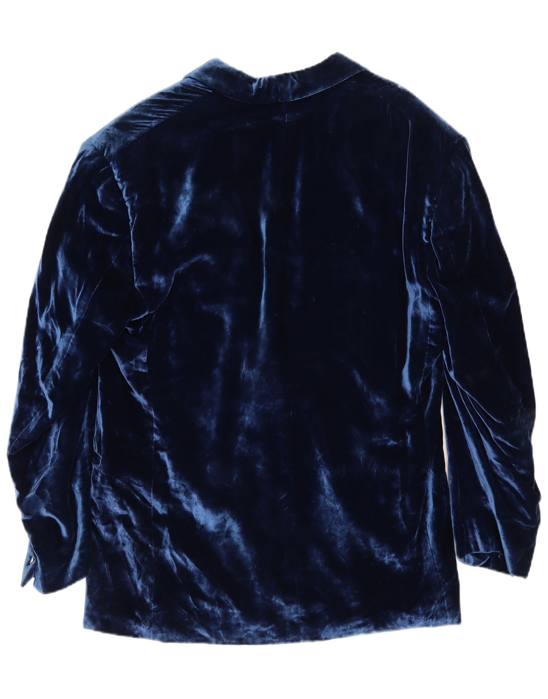 Vintage muška baršunasta jakna sako s 1 gumbom UK 38 srednje tamnoplava