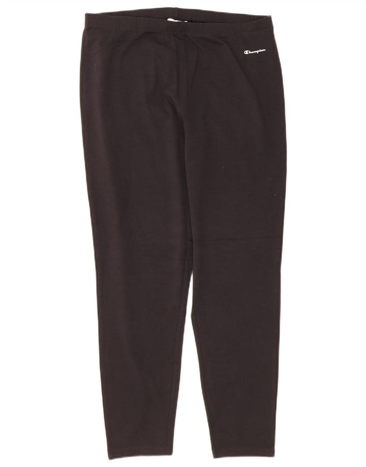 CHAMPION Womens Crop Leggings UK 18 XL  Black