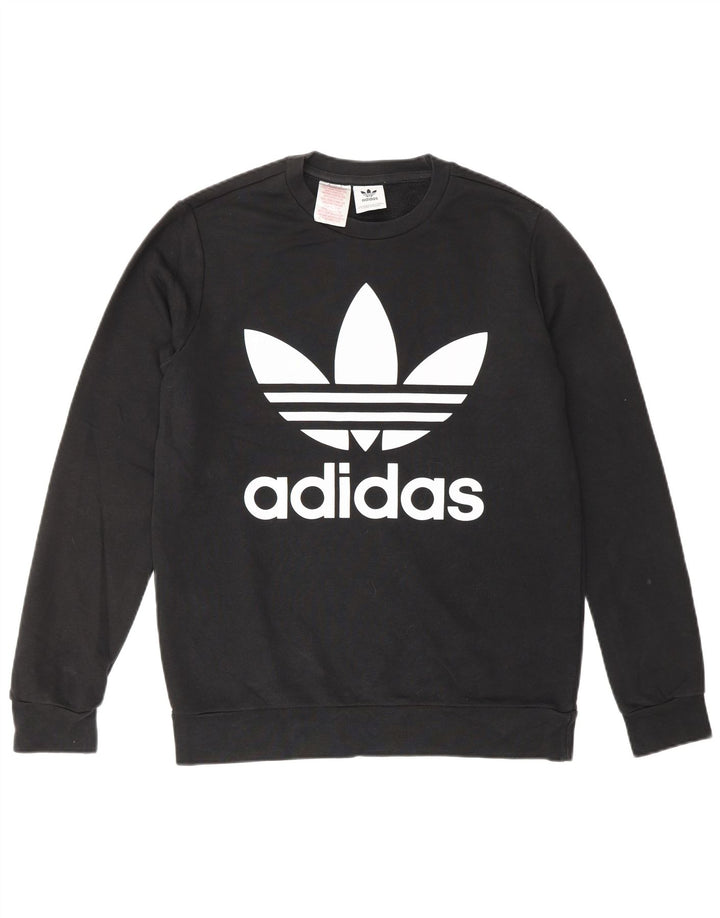 ADIDAS muška majica s grafičkim motivima, mali crni pamuk