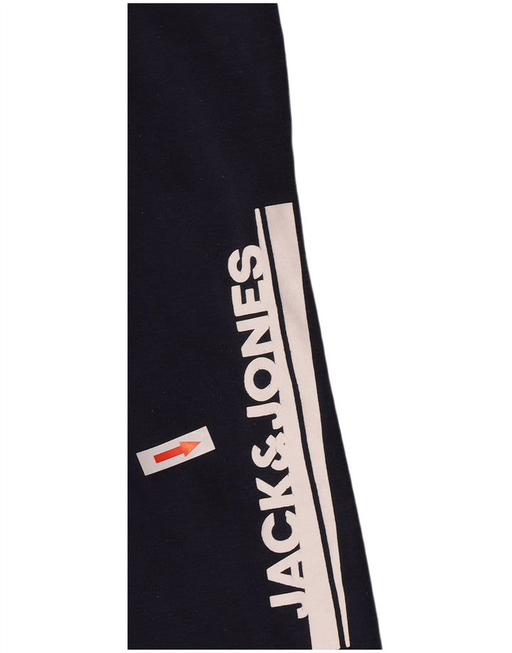 Jack & Jones, muške trenirke s grafičkim motivima, srednje tamnoplave hlače