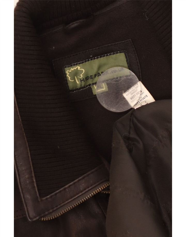 Hidepark muški kožni kaput UK 42 XL smeđa koža