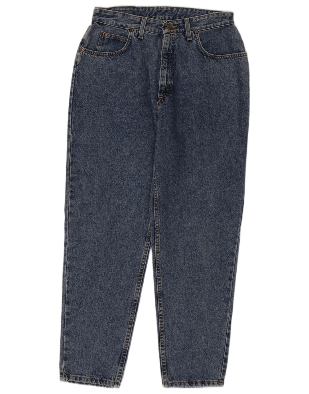 LEE Ženske sužene traperice visokog rasta W34 L29 Plavi pamuk