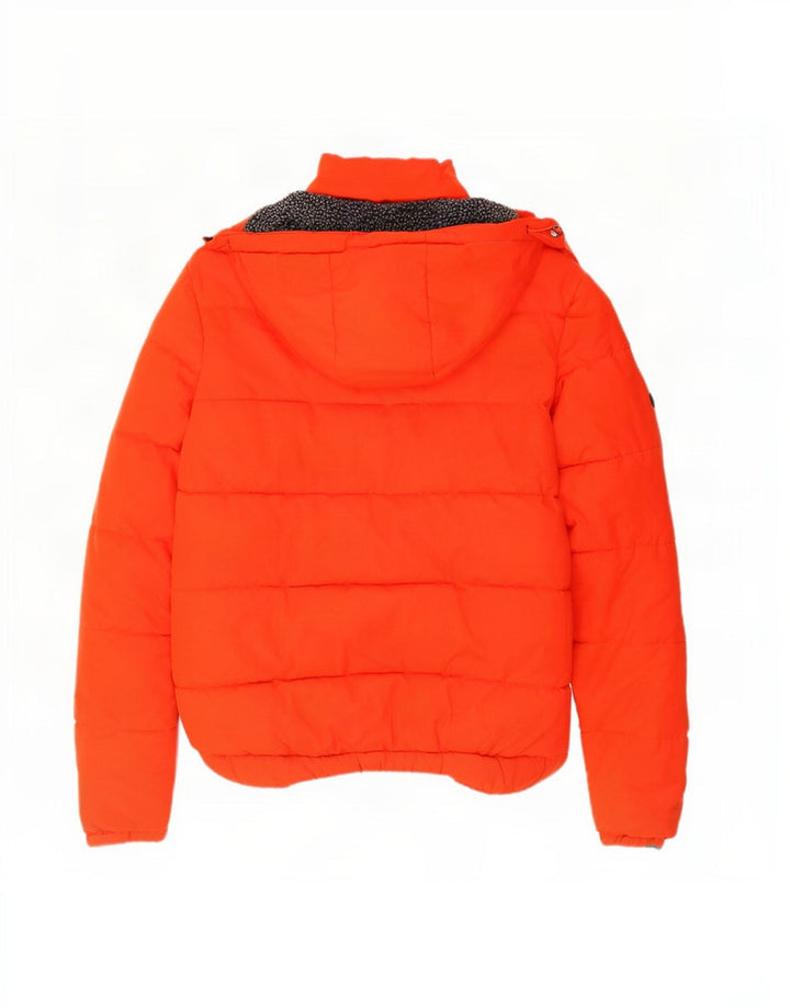 Superdry muška podstavljena jakna s kapuljačom UK 38 Srednje narančasti poliester