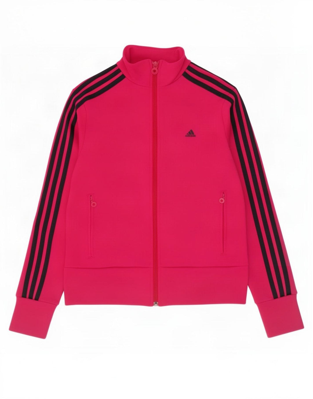 Adidas ženska gornja jakna trenirke UK 12 Srednje ružičasti poliester