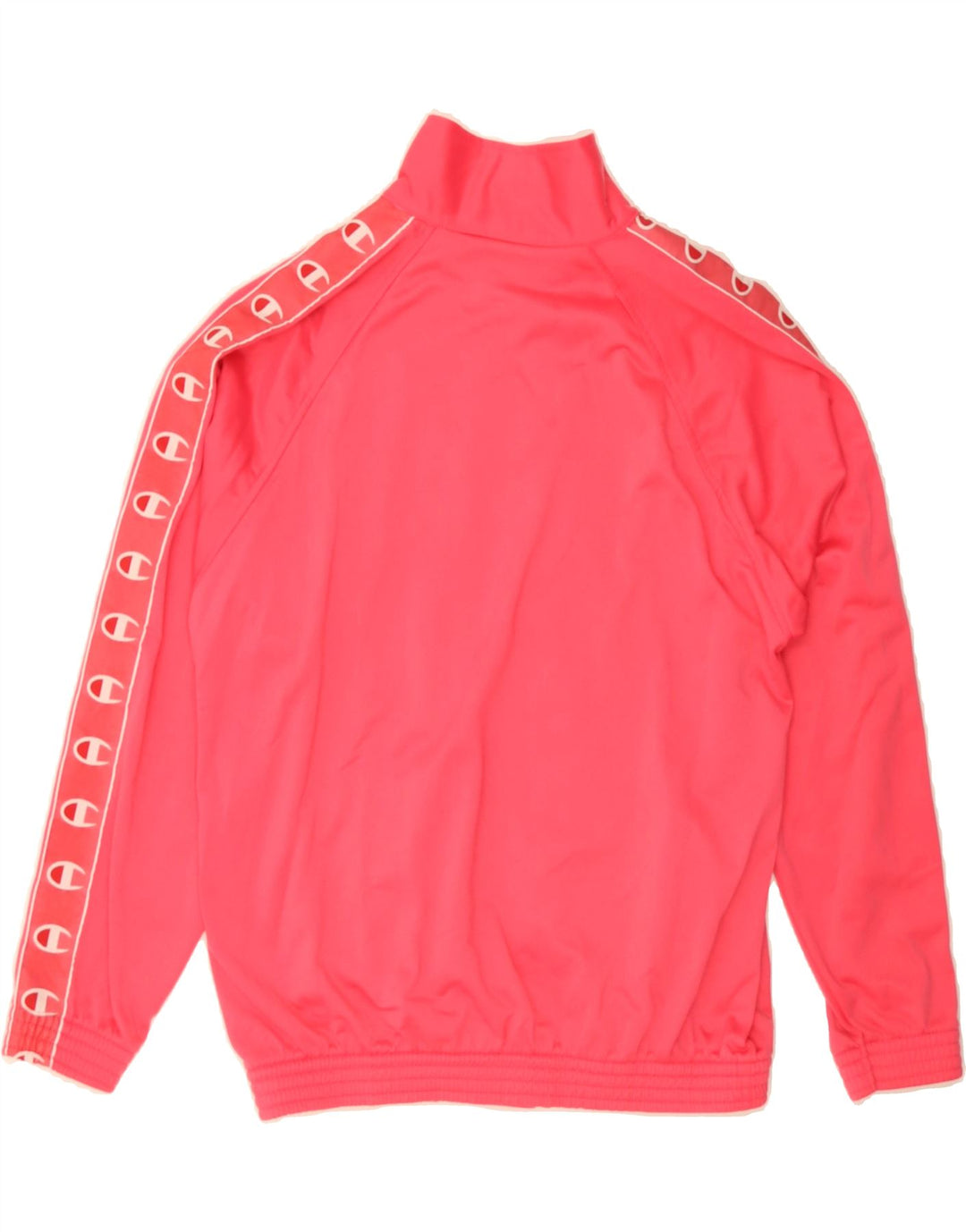 CHAMPION Mens Graphic Tracksuit Top Jacket Medium Pink Polyester Vintage Champion and Second-Hand Champion from Messina Hembry 