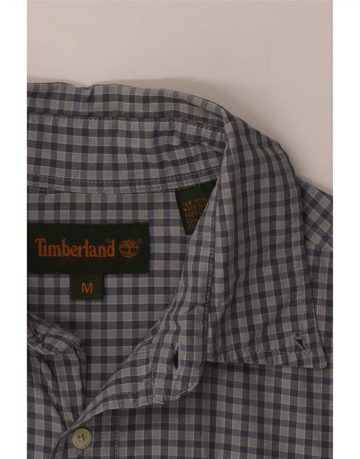 Timberland muška košulja srednje plava karirana Tencel