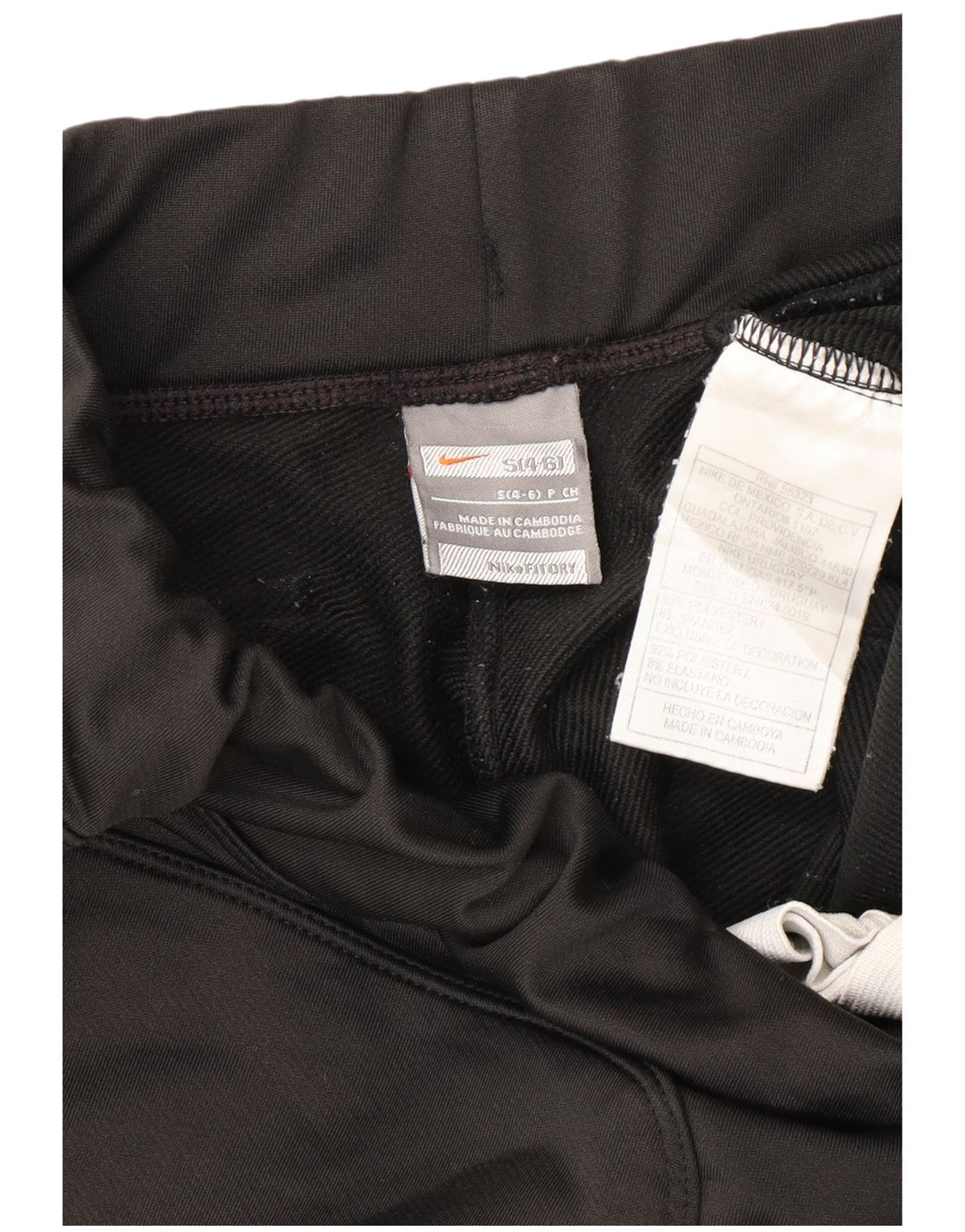 NIKE ženske sportske kratke hlače bermuda US 4/6 mali crni poliester