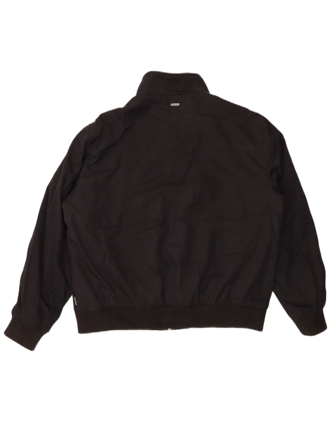 CALVIN KLEIN muška bomber jakna UK 40 veliki crni poliester