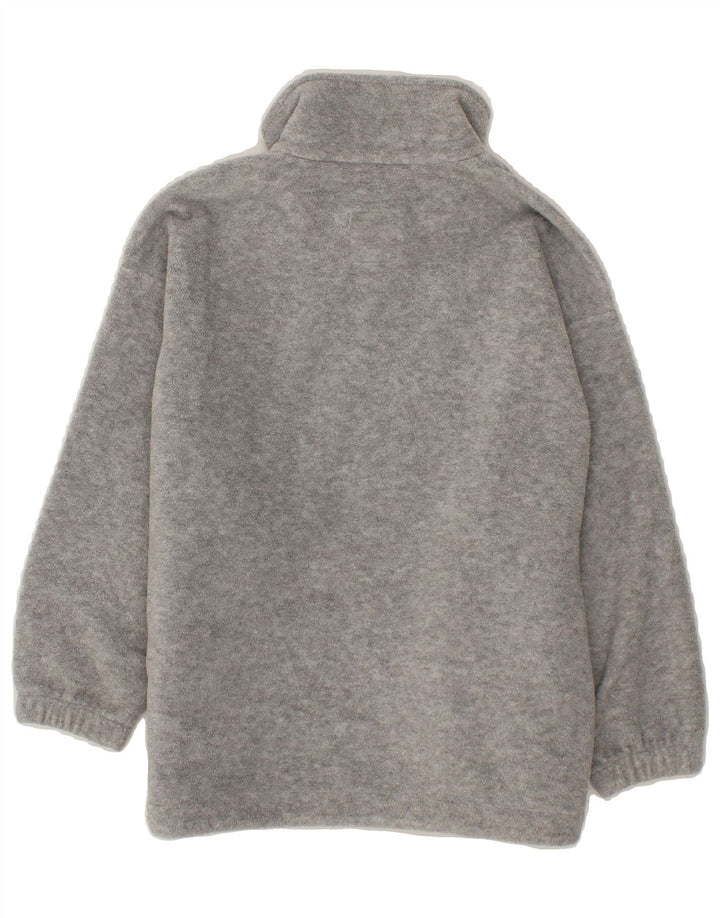 THINK PINK Boys Fleece Jacket 5-6 Years Grey Polyester Vintage Think Pink and Second-Hand Think Pink from Messina Hembry 