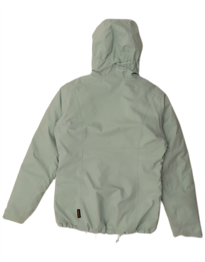 Jack Wolfskin ženska velika podstavljena jakna s kapuljačom UK 8/10 Mala zelena