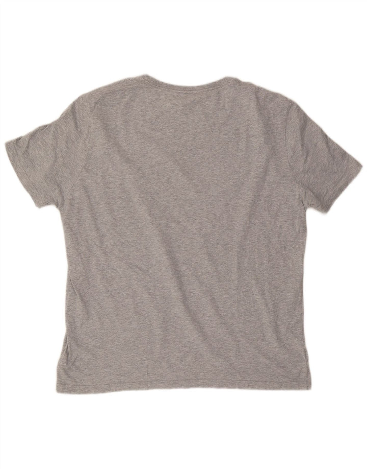 CANTERBURY Muška majica kratkih rukava s grafičkim motivima 2XL, sivi flekasti pamuk