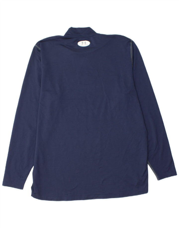 Under Armour muška majica Cold Gear dugih rukava 2XL tamnoplavi poliester
