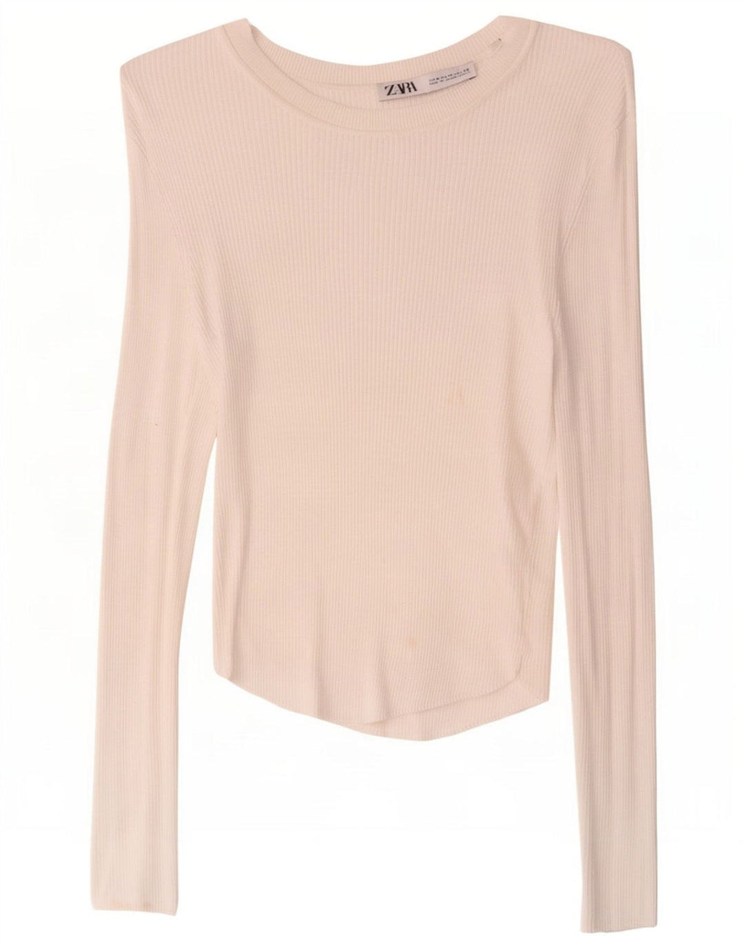 Zara ženska majica dugih rukava UK 12 srednje bijela