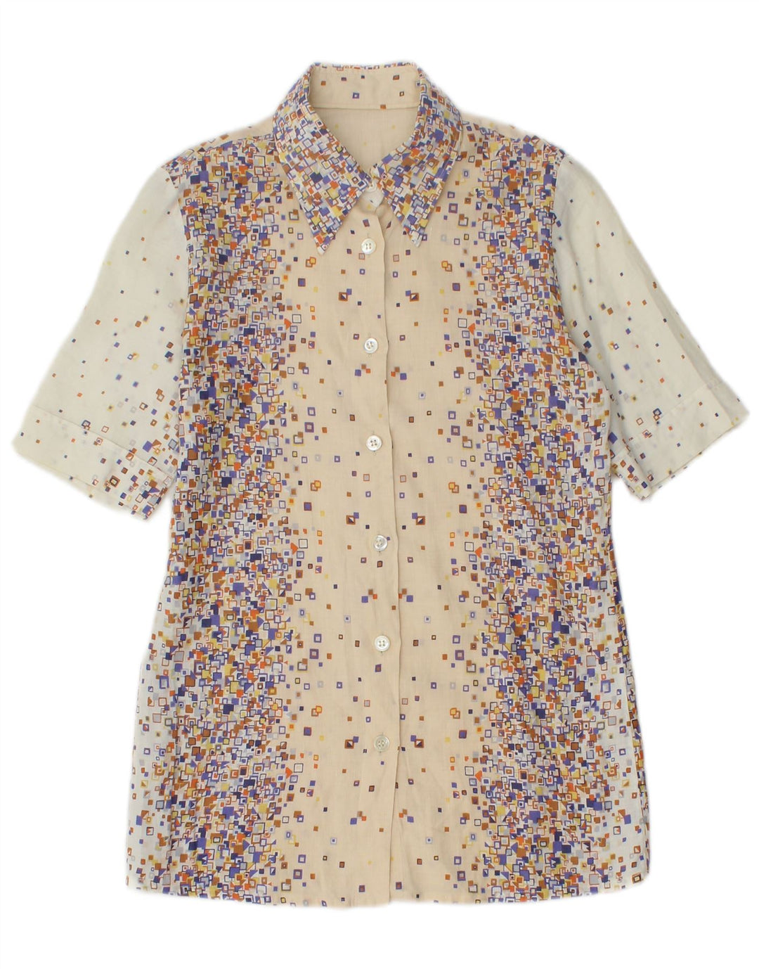 PANCALDI & B ženski dvodijelni komplet suknji UK 4 XS W24 bež geometrijski pamuk