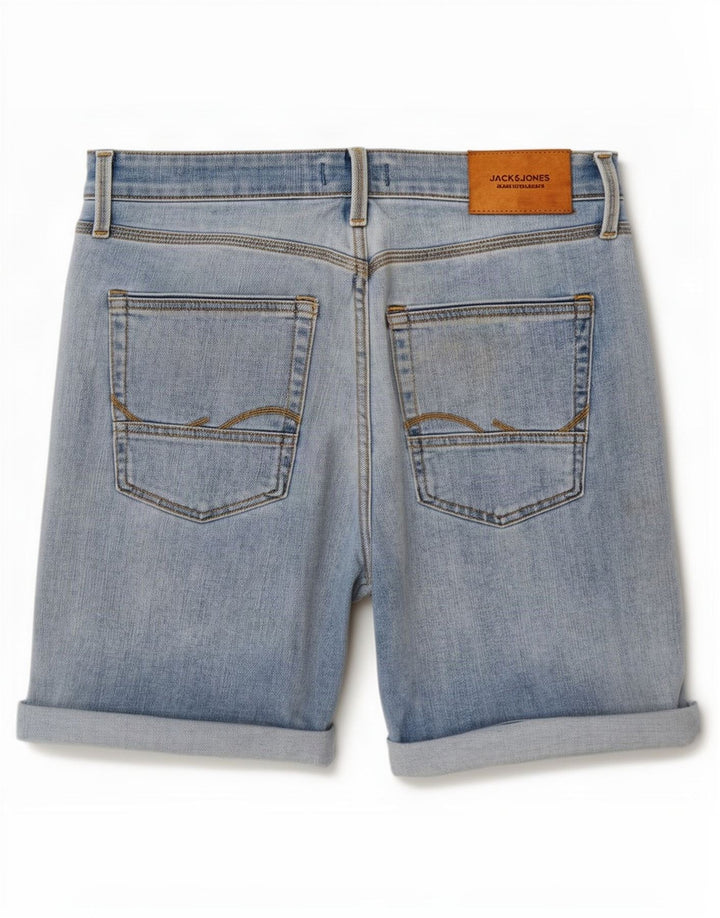 Jack & Jones muške traper kratke hlače male W29 plavi pamuk